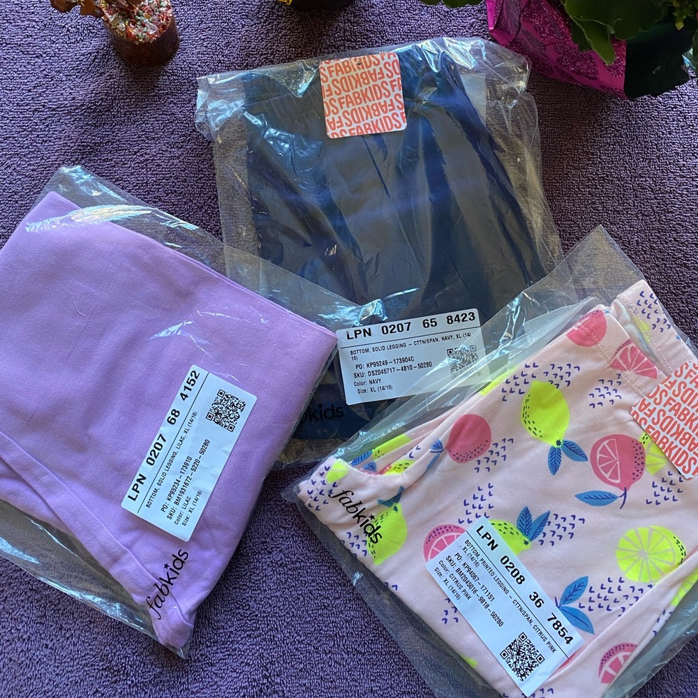 3 pcs per set assorted Kids Leggings